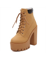 Thick-heeled Waterproof Platform Martin Boots