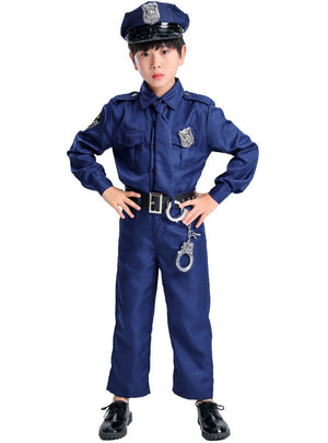 Boys and Police Costumes Halloween