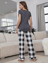 Short-sleeved Trousers Pajamas Suit