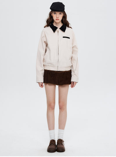 POLO Collar Coat Casual Jacket Top