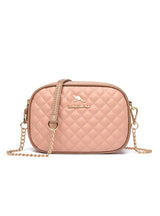 One-shoulder Slung Rhombic Chain Bag