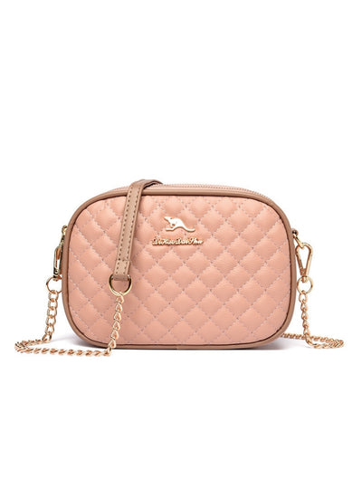 One-shoulder Slung Rhombic Chain Bag