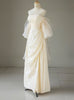 Ivory Strapless Pleats Wedding Dress