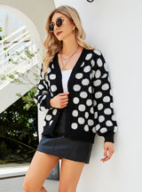 Women Large Size Sweater Coat