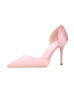 Satin Hollow Stiletto Sandals