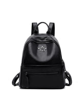 High-capacity Soft Leather Backpack