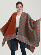 Striped Diamond-shaped Sweet Cloak