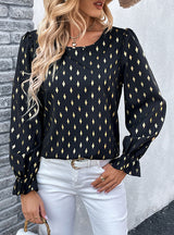 Long-sleeved Blouse Shirt