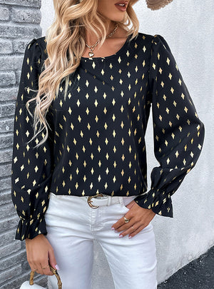 Long-sleeved Blouse Shirt
