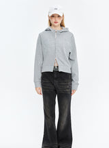 Vintage Letters Hooded Loose Coat