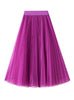Large Swing Gauze Pleated Skirt