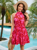 Summer Halter Print Short Dress