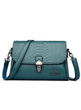 Crocodile Pattern Underarm Shoulder Bag