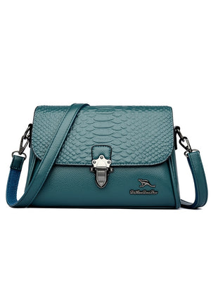 Crocodile Pattern Underarm Shoulder Bag