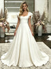 Fashion White Straps Wedding Dress