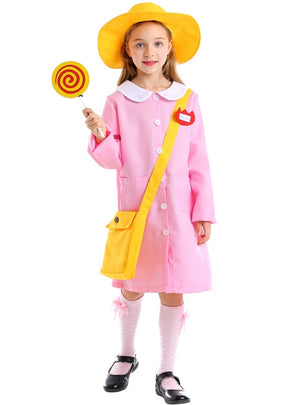 Halloween Yellow Hat and Yellow Schoolbag Children Cosplay