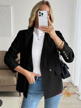 Fashion Leisure Black Jacket
