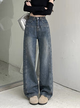 High Waist Loose Wide Leg Jeans