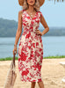 Bohemian Holiday Print Dress