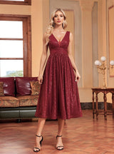 Sexy Sequins Backless V-neck Short Party Dress