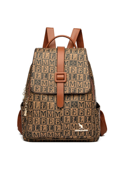 Women Pvc Leather Backpack