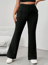 Retro Pocket Slim Flared Pant