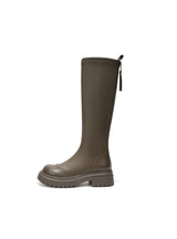 Boots High Tube Zipper Thick Bottom Boots