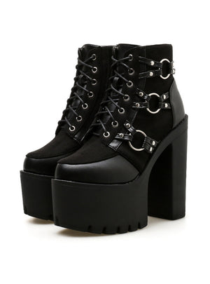Thick-heeled Thick-soled Nightclub Ultra-high Boots