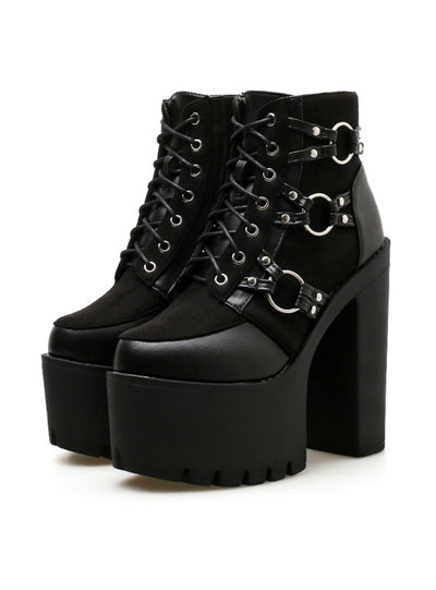 Thick-heeled Thick-soled Nightclub Ultra-high Boots