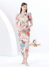 Two-piece Lace Short-sleeved Shirt Two Piece