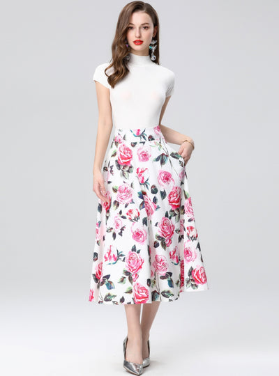 Short-sleeved Shirt T blood Skirt Two-piece Suit