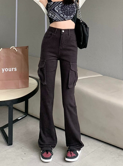 Retro Micro-trumpet Denim Jeans