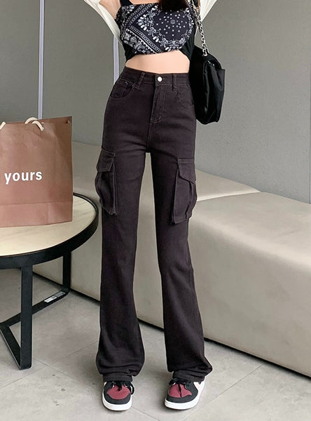 Retro Micro-trumpet Denim Jeans