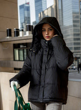 Short Loose Fashion Cotton-padded Coat