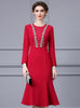 Long Sleeve Lace Mother Of The Bride Dress