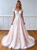Tulle Lace Appliques Wedding Dress