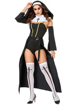 Halloween Nun Costume Cosplay