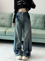 Straight High Waist Loose Wide Leg Jeans