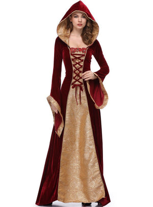 Halloween Palace Queen Cloak Princess Dress