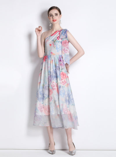 Holiday Beach Retro Floral Dress