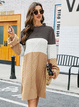 Casual Loose Round Neck Long Sweater