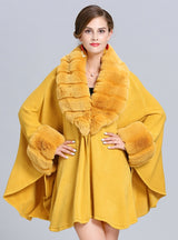 Large Knit Shawl Cardigan Cloak Shawl