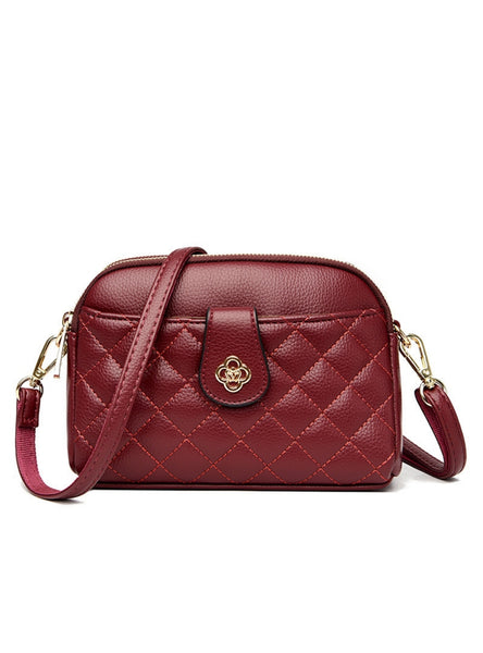 Mini Shoulder Messenger Bag Rhombic Handbag