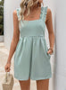 Splicing Summer Sleeveless One-piece Shorts