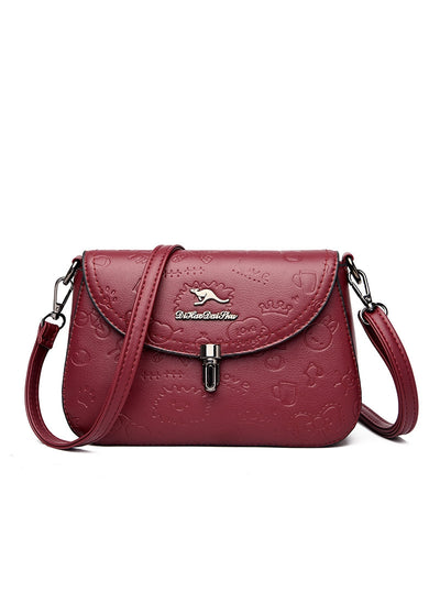 Shoulder Embossed Messenger Bag