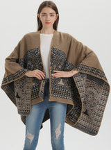 Women Warm Shawl Cloak Scarf