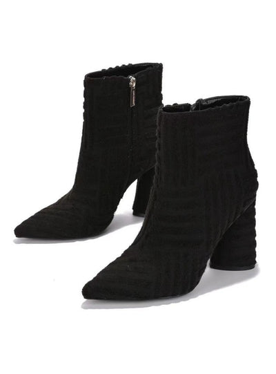 Casual Thick-heeled High-heeled Pointed Boots