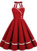Retro Spell Silm Waist 50S Dress