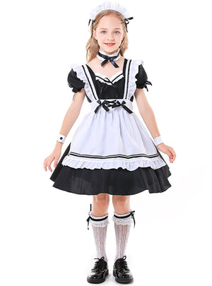 Black and White Maid Suit Olay Cosplay