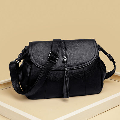 Shoulder Bag Fringed Soft Leather Crossbody Bag